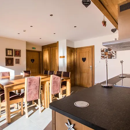 Familial La Griotte Avec Piscine Chalet Praz-sur-Arly